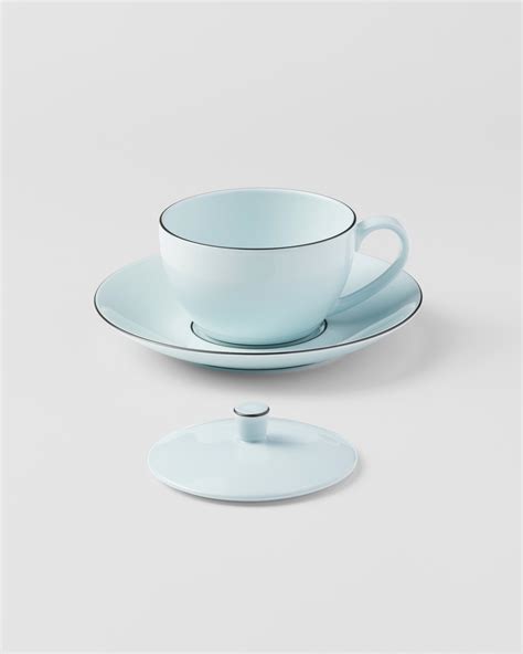 cappellino blu prada|Celadon Light Blue Porcelain Cappuccino Cup .